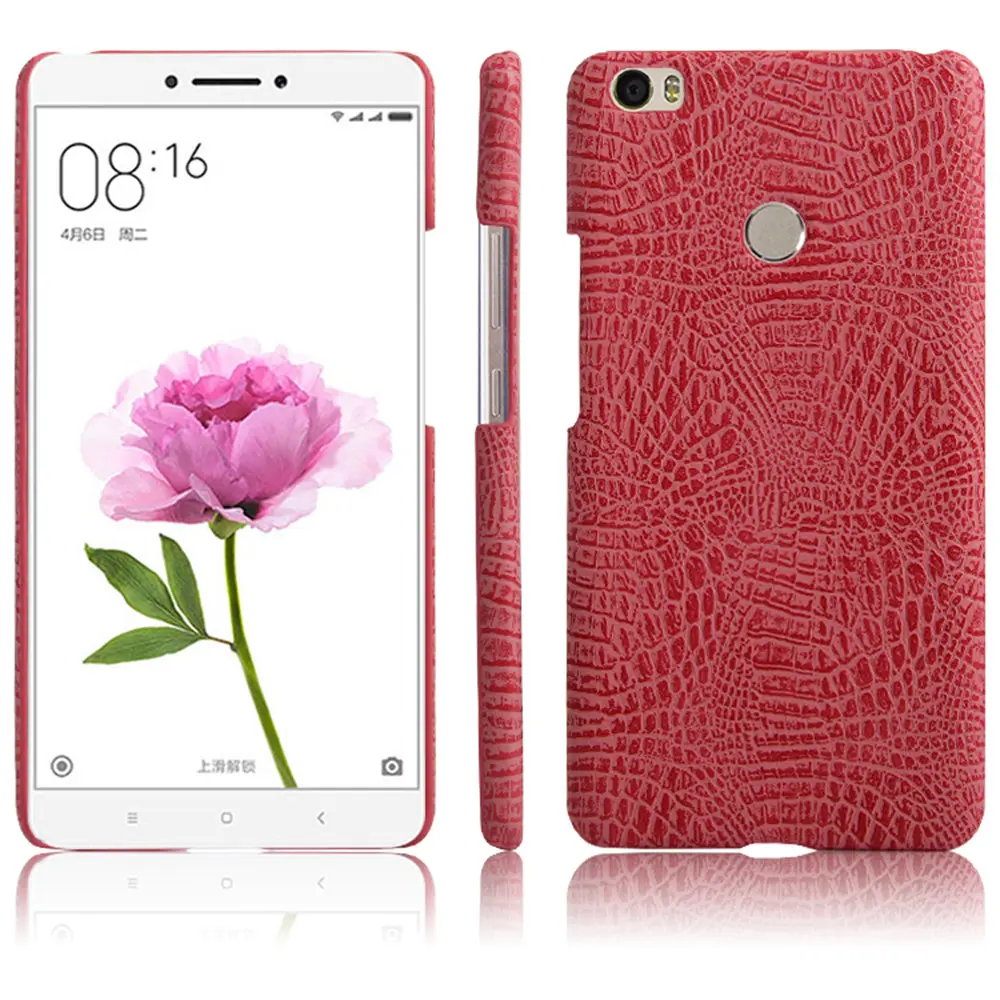 Защитный чехол из крокодиловой кожи для Xiaomi Mi MAX MiMax жесткий защитный ПК Xiao Max1 2016007