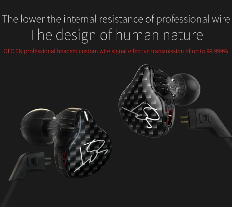 Новинка KZ ATR/ATE/ZST сбалансированная арматура с динамическим наушником-вкладышем BA драйвер шумоподавление гарнитура с микрофоном сменный кабель