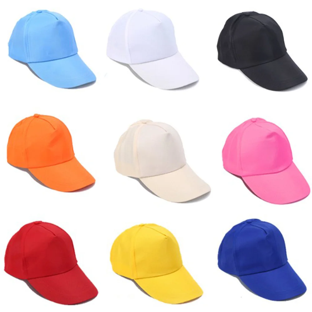 

1PC Women Men's Adjustable Baseball Cap Solid Color Hip Hop Hats Outdoor Casual leisure hats Fashion Snapback Summer Sun hat