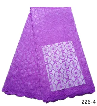 

Hot Sales African Lace Fabric 2019 Latest Nigerian Lace Fabrics Africa Embroidery French Tulle Lace Fabric For party 226