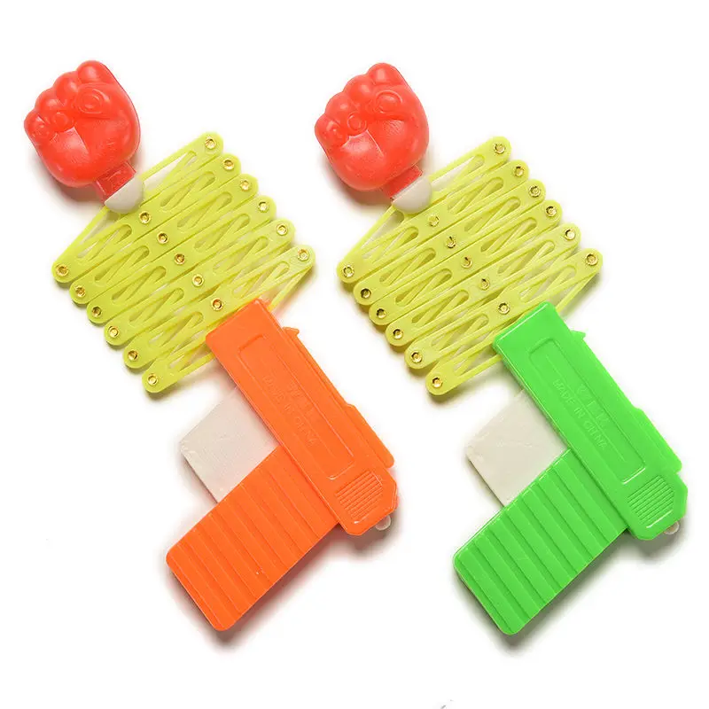 Kids Magic Stretch Telescopic Fist Gun Retractable Party Festival Gift Classic Shooter Plastic Elastic Trick Funny Toy J75