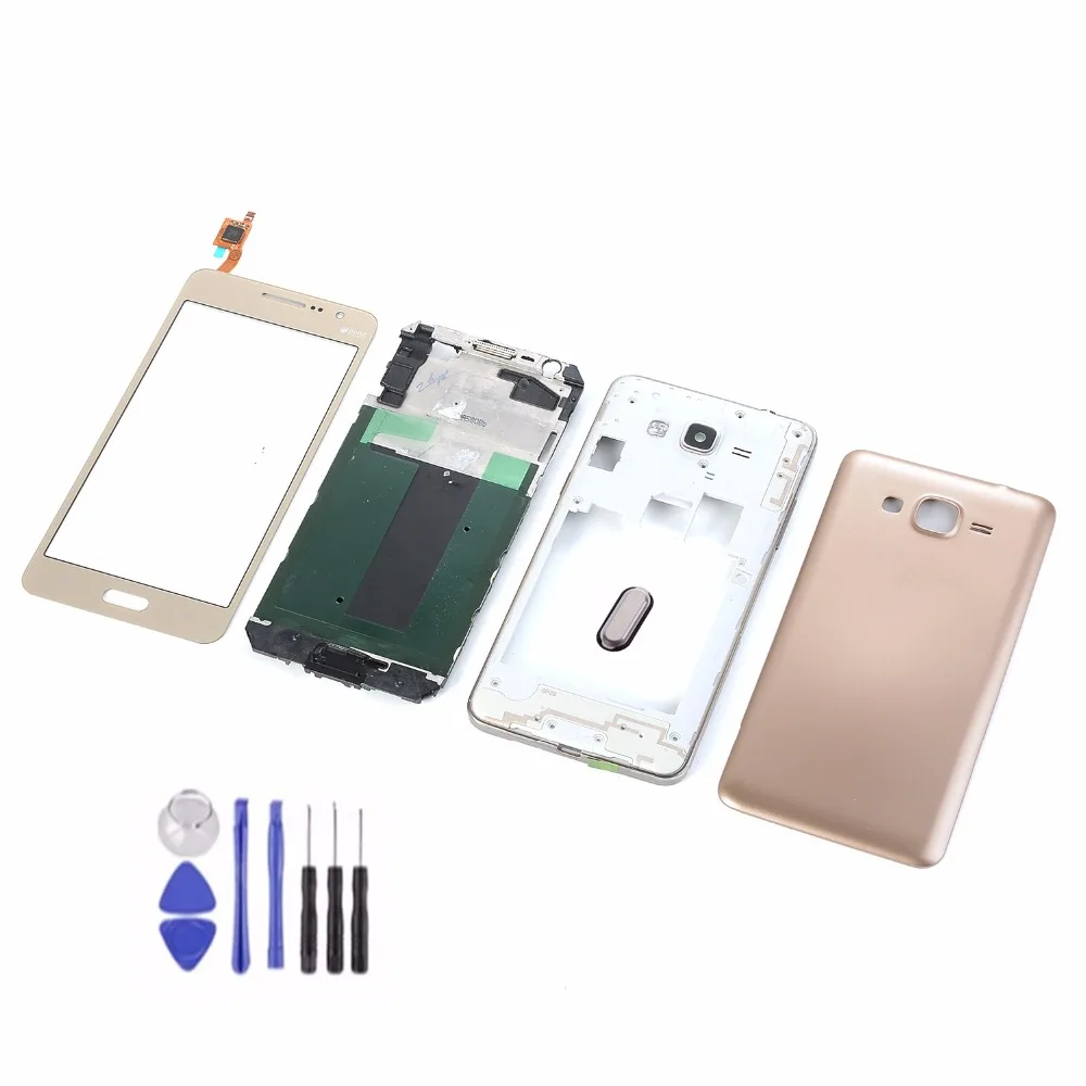 Для Samsung Galaxy Grand Prime G531 G531H G531F сенсорный ЖК экран + Корпус Передняя рамка средняя
