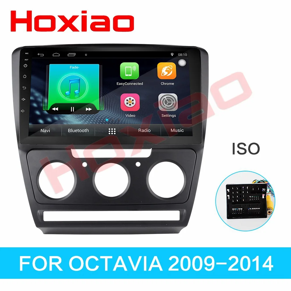 Discount 2 din Android Quad Core Car DVD player for Skoda Volkswagen Octavia Audio GPS Radio Steering-Wheel car multimedia player 4