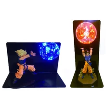 Dragon Ball Z Вегета Сон Гоку игрушечный стол лампа Супер Saiyan декоративная лампа накаливания Аниме Драконий жемчуг зет Гоку лампа Dragon Ball подарок 110 В 220 В