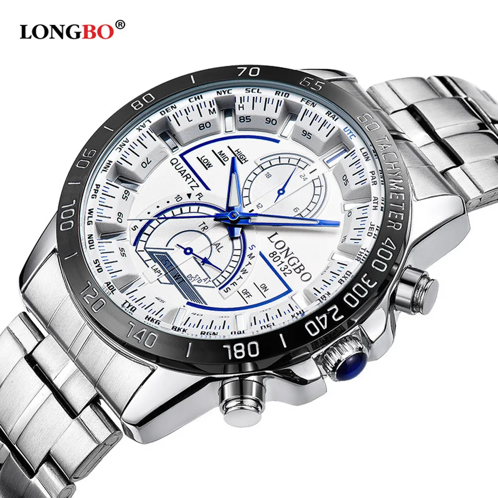 

Men Dress Watches Man Watch Quartz Clock Multifunction Steel Belt Waterproof Luminous Sports Watch Men clock