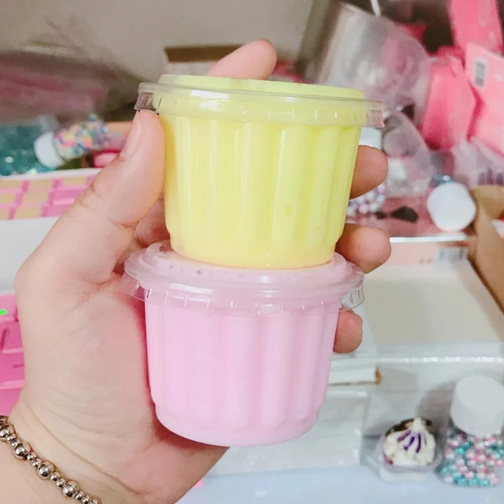 

5X 110ml Storage Container Organizer Box For Light Clay Playdough Foam Slime Mud