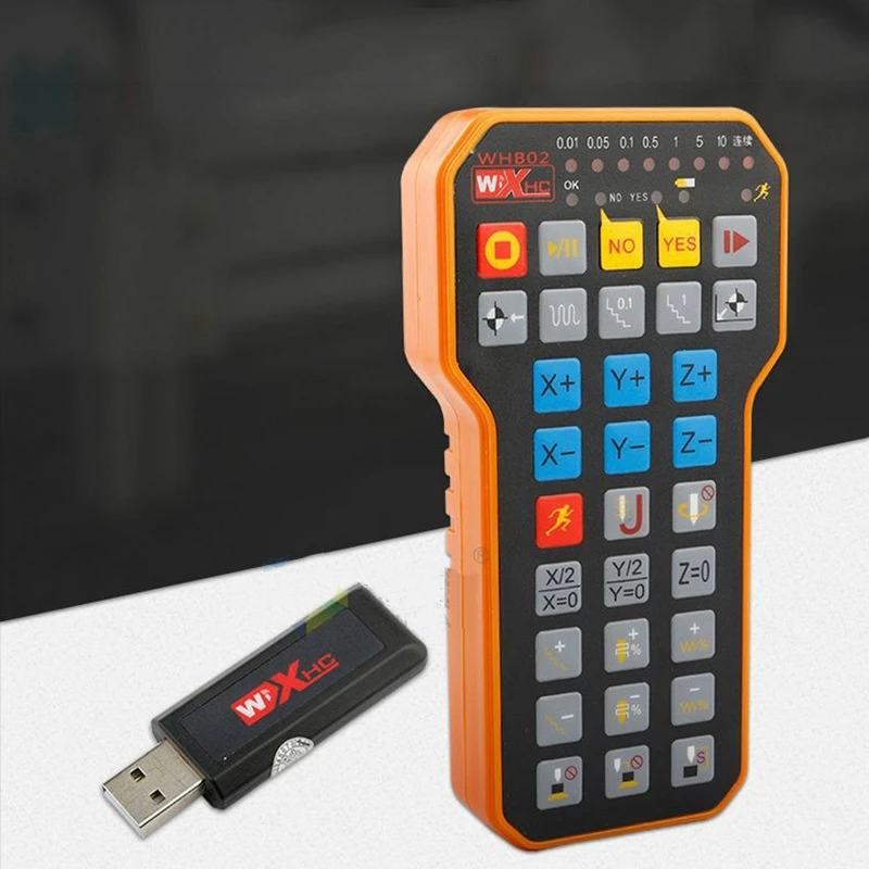

CNC Handwheel NC Studio USB Wireless Remote Handle 3 Axis CNC Controller For CNC Router Engraving Machine Weihong System