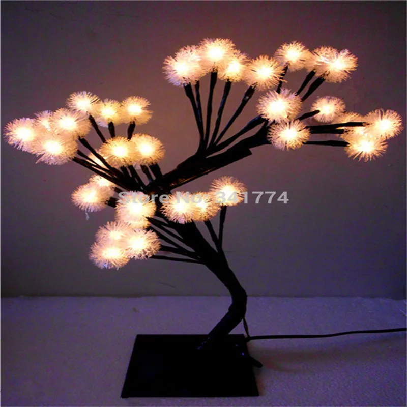 

LED cherry blossom tree Night lights Desk Table lamps garland Christmas New Year wedding Luminarias decoration indoor lighting