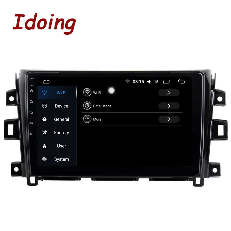 Top Idoing 10.2"2.5D IPS 1din Car Android 8.0 Radio audio Multimedia Player Fit Nissan Navara 2015-2017 4G+64G 8 Core GPS Navigation 2