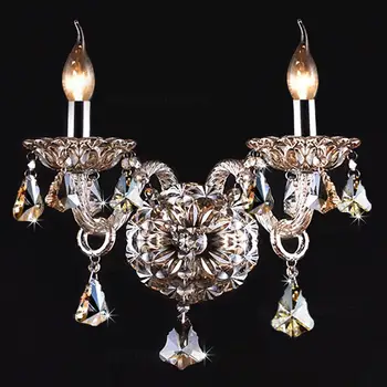 

Luxury Wall Sconce Lighting European-style wall lights mirror front lamp bedside lamp crystal lamp Wall lamp bedroom