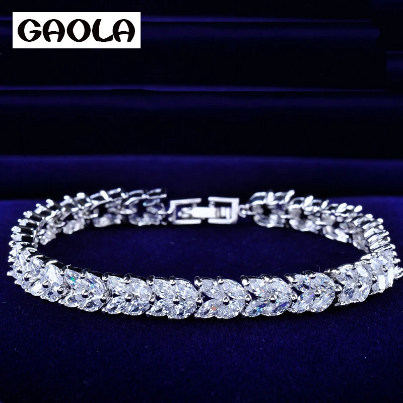 

GAOLA 2016 New Fashion Luxury Bracelets Gold Color For Women GLS0439