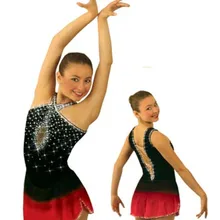 Индивидуальные профессиональные Катание на коньках Платья для женщин для Обувь для девочек с спандекс изящные бренд Катание на коньках конкуренции платье dr2635