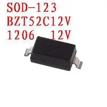 Зенеровский диод BZT52C12V SOD-123 100 шт