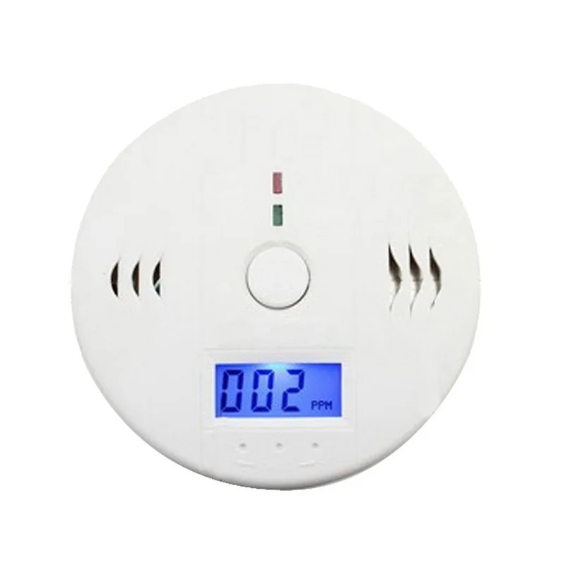 

Home Security LCD Carbon Monoxide Detector Independent CO Gas Sensor 85dB Warning-up High Sensitive Poisoning Alarm Detector