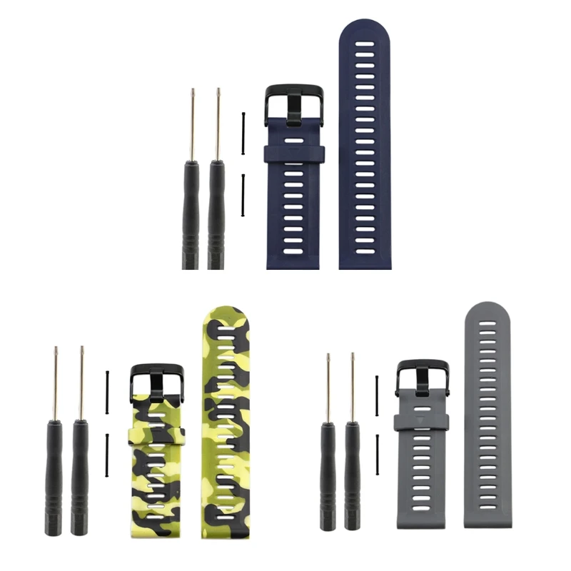 

High Quality Soft Silicone Replacement Wrist Band Strap For Garmin Fenix3 HR Sports Watch