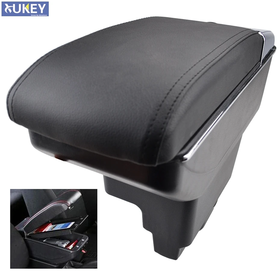 Для Geely MK 2008 2013 двухслойный подлокотник Подлокотник центральная консоль лоток