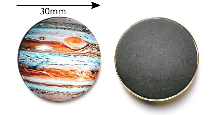 

Hot Sale 12pcs/Set The solar system Fridge Magnets Creative Artistic Vivid Crystal Glass Refrigerator Sticker Home Decor L254