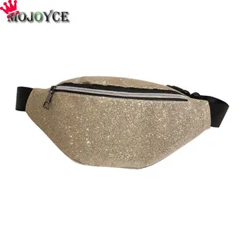 

Fashion Women Sequins Hobos Shoulder Waist Fanny Chest Packs Casual Glitter Belt Pouch Crossbody Bags for Women 2018 Sac Banane