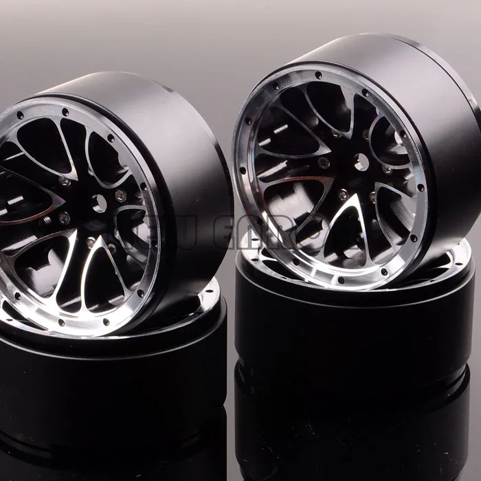 

RC 4xAluminum 1.9" Beadlock Wheel Rim For Rock Crawler Axial 1051 SCX10 D90 1/10