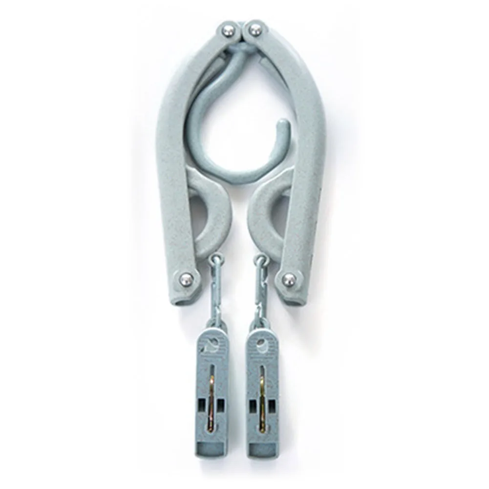 

5pcs Portable Folding Clothes Hanger Clothing Rack with clip for Traveling Home School Closet Hanging Tool Drop Shipping