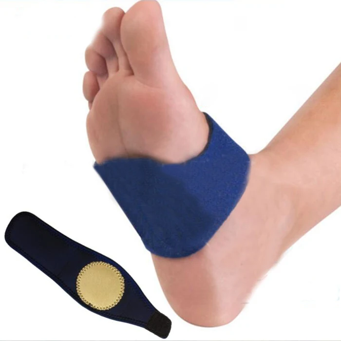 New Fasciitis arch supports heel Pillow spurs silicone gel foot arch insoles massager orthotic