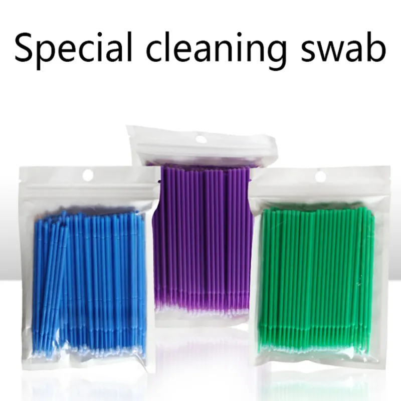 

Durable Micro Q-tips Disposable Eyelash Extension Individual Applicators Mascara Brush For Wholesale 100pcs 1511
