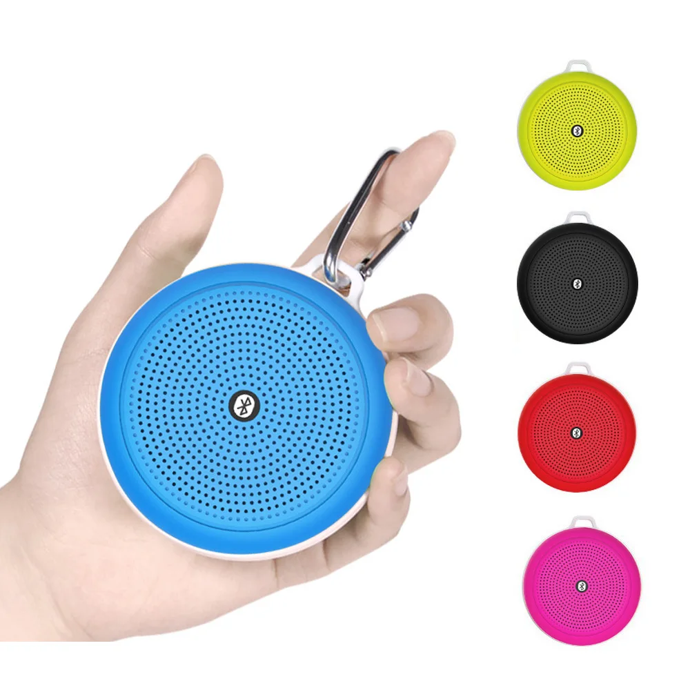 

Wireless bluetooth speaker with Microphone Outdoor Mini HIFI music speaker support TF Card FM combo