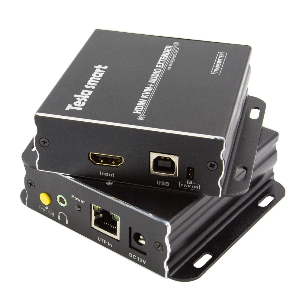 

8 sets Tesla smart HDMI KVM Extender 4K 100M HDMI KVM+Audio Extender by CAT5e/6 (1 Extender TX+1 Extender RX) only for Doreuli