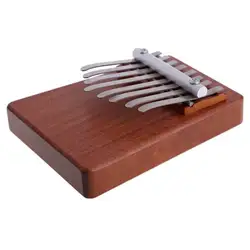 8 ключей калимба Mbira Likembe Sanza палец пианино палисандр инструмент по всему миру Распродажа