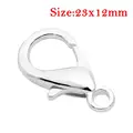 Silver 23x12mm 30pcs