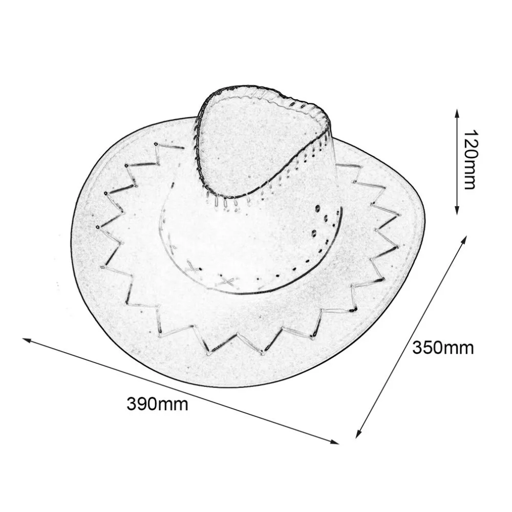 Модная дизайнерская дышащая мужская и женская шляпа в ковбойском стиле, летняя уличная туристическая ковбойская шляпа в западном стиле