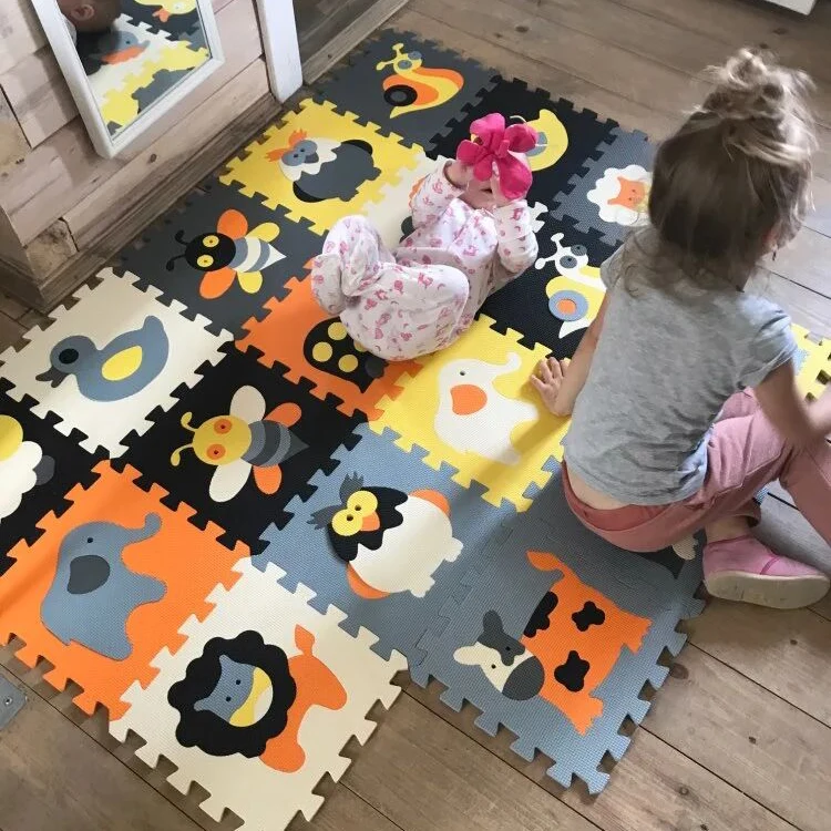 Baby Eva Foam Puzzle Play Mat Interlocking Exercise Gym Floor Pad For Children Kids 18pcs Set 30cmx30cm Mats Aliexpress Baby Eva Foam Puzzle Play Mat