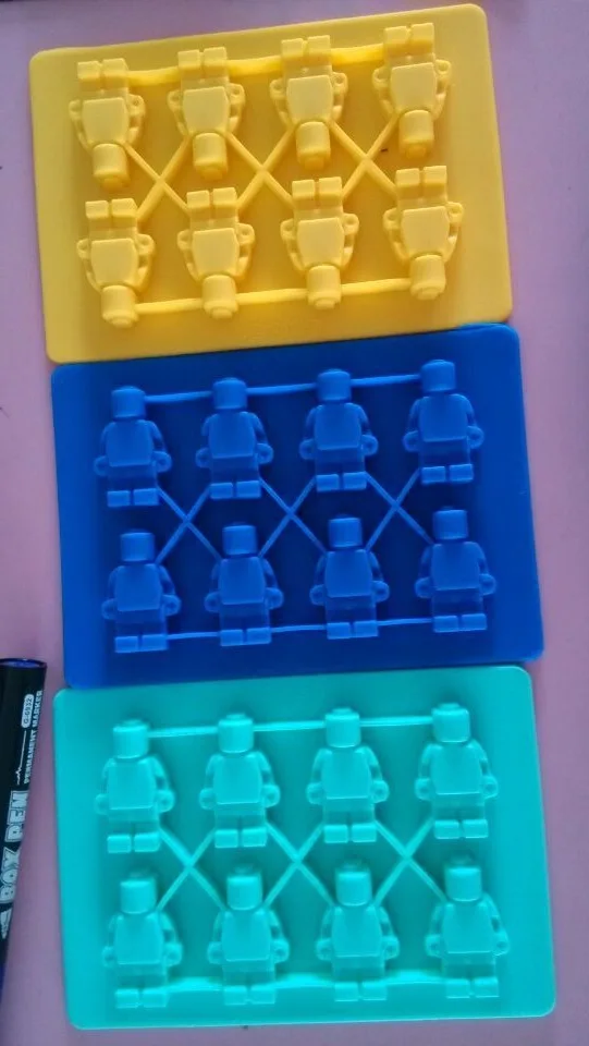 Lego Toy Shape Silicone Fondant Chocolate Mould Lego Toy Shape Silicone Fondant Chocolate Mould