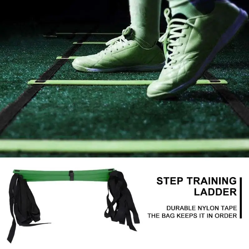 1pc Adjustable 6/7/8/9/12/14 PP Straps Training Ladders Agility Speed Ladder Stairs for Sport Soccer Football