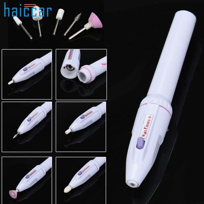 

Beauty Girl 1 Set 5 Bits Nail Art Electric Drill Tips Buffer Manicure Pedicure Grooming Tool Nov 3