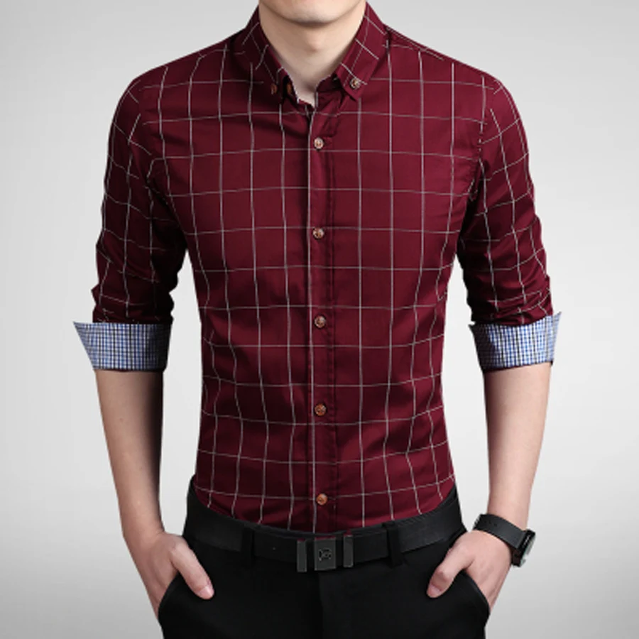 New 2017 Men's Shirts male Casual brand slim fit designer striped ... New 2017 Men's Shirts male Casual brand slim fit designer striped ...