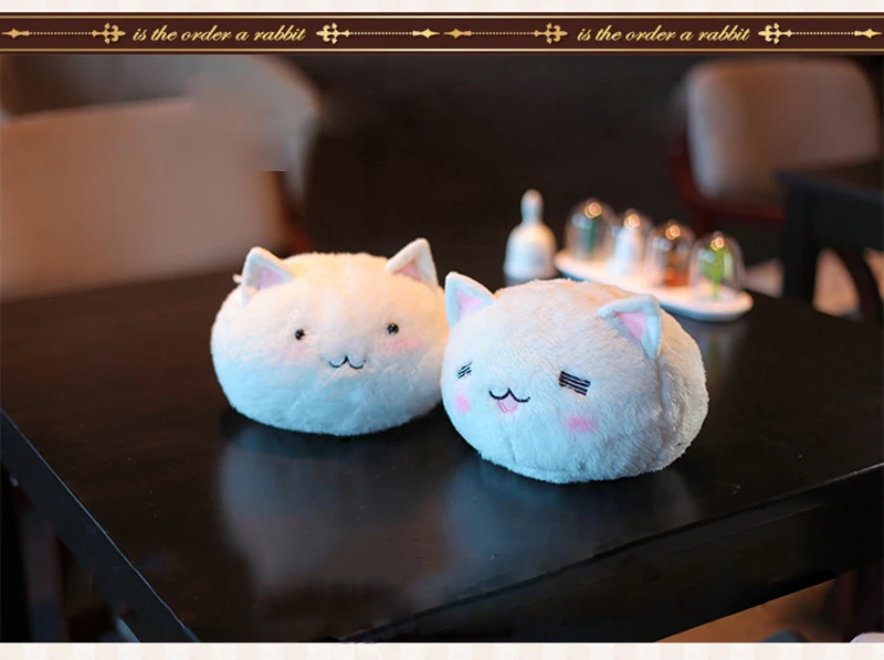 Anime Is the Order a Rabbit Chino Kafuu Cosplay Rabbit Toy Lovely Angola Tippy Plush Stuffed Toy Doll Kids Birthday Gift Pillow (2)