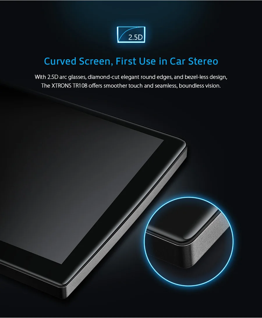 Best 10.1" Android 8.1 Oreo OS Double Din Car DVD Multimedia Two Din Car Navigation GPS 2 Din Car Radio with 2.5D Curved Screen 4