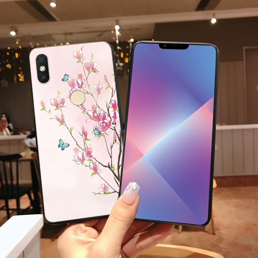 WAIDM for Xiaomi Redmi S2 case cover Cartoon Soft Silicone cover on for xiaomi Redmi S2 tpu Phone case