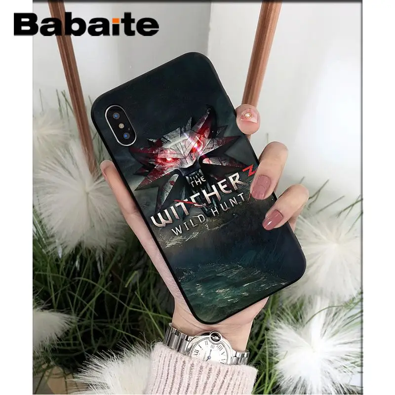Babaite The Witcher Wild Colorful Cute Phone Accessories Case for Apple iPhone 8 7 6 6S Plus X XS MAX 5 5S SE XR Cellphones