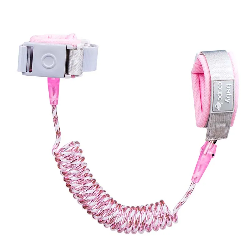 Anti Lost Adjustable Traction Rope Children Baby Safety Reflective Wrist Band Toddler Wristband Walk Assistant Belt