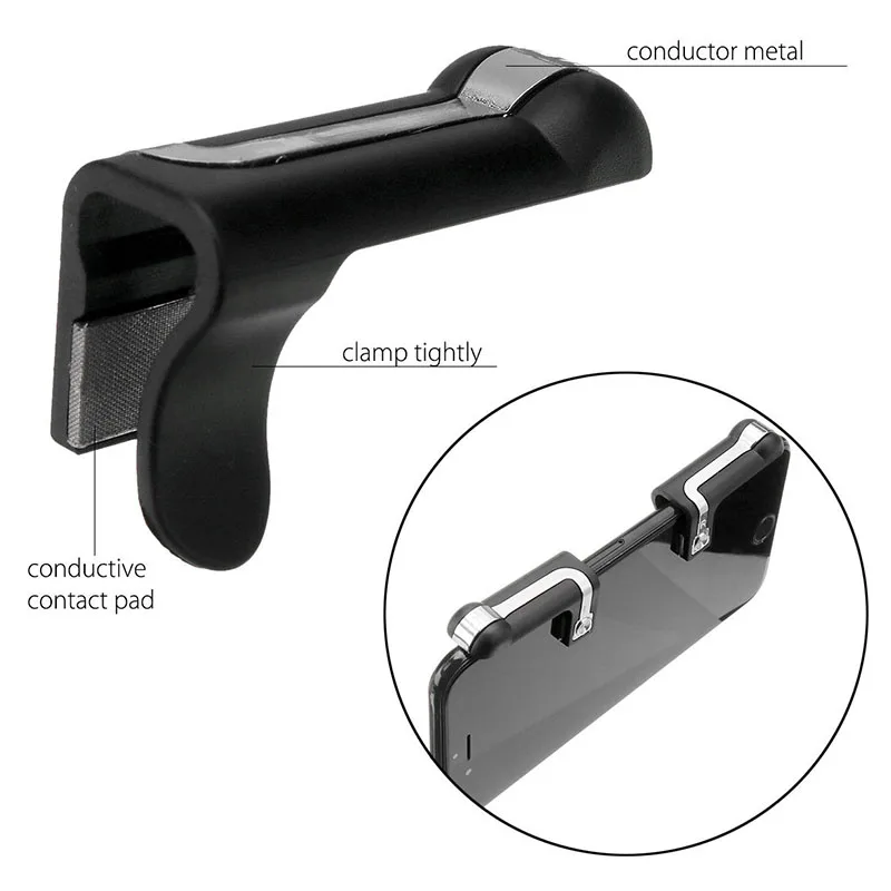 Mobile Phone Gaming Trigger 4 In 1 Controller Fire V6.0 L1R1 Button + Gamepad For PUBG CS of Survival Controller Shooter Button