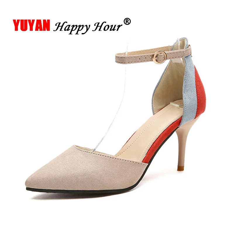 

Elegant Ladies High Heels Rome Shoes Fashion Pointe Women Pumps Luxury Brand Woman Party Shoes Thin Heel 7 9cm A1201