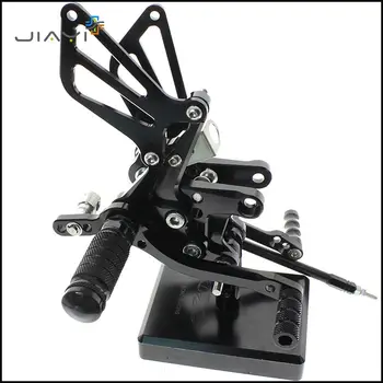 

CNC Billet Adjustable Rearset Foot Pegs Pedals Rest Rear Racing Set For Suzuki SV 650 650S SV650 SV650S GSXR 1000 01-04 03 Black