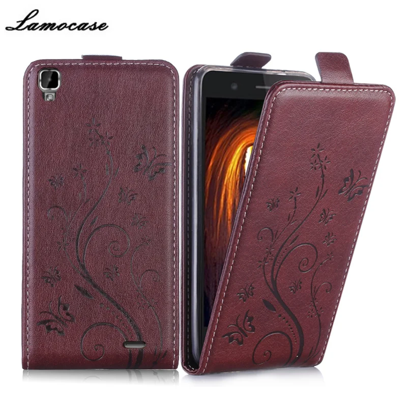 For DEXP Ixion EL350 Volt Case Leather Embossing Cover 5.0&quot New Fashion Business Magnetic Phone Bags | Мобильные телефоны и