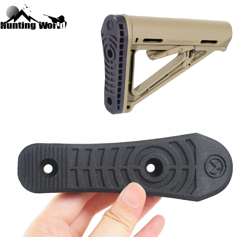 

Tactical Black Rubber Enhanced Buttpad For CTR/UBR/ACS/STR Rifle Butt Stocks Hunting Caza