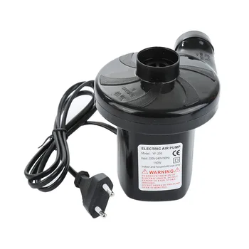 

2pcs/set Black AC 110V-120V Car Electric Dual Power Air Pump Inflator Tool Air Bed Mattress Boat For Camping Boat EU plug