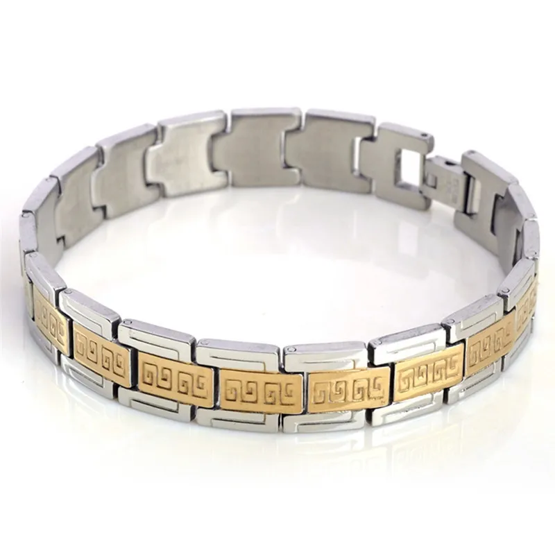 Новая мода 1 шт. панк браслет из нержавеющей стали золотые манжеты браслеты красивый мужской подвеска-амулет для вечеринки Homme Armbanden ювелирные изделия аксессуары