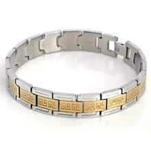 Новая мода 1 шт. панк браслет из нержавеющей стали золотые манжеты браслеты красивый мужской подвеска-амулет для вечеринки Homme Armbanden ювелирные изделия аксессуары