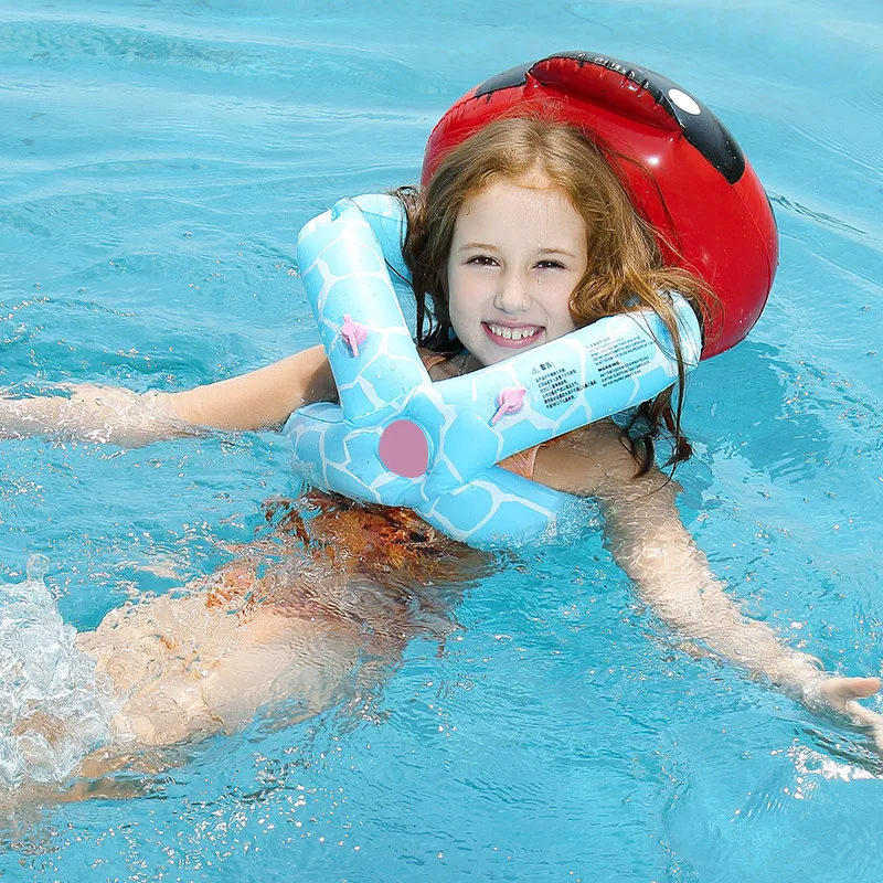 

Kids Child Inflatable Floating Swimming Arm Circle Neck Ring New Spider Ladybug Children Aid Float Safety Swimming Pool Training